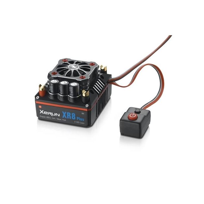 Hobbywing Xerun XR8 Plus Brushless ESC 150A, 2-6s LiPo, BEC 6A