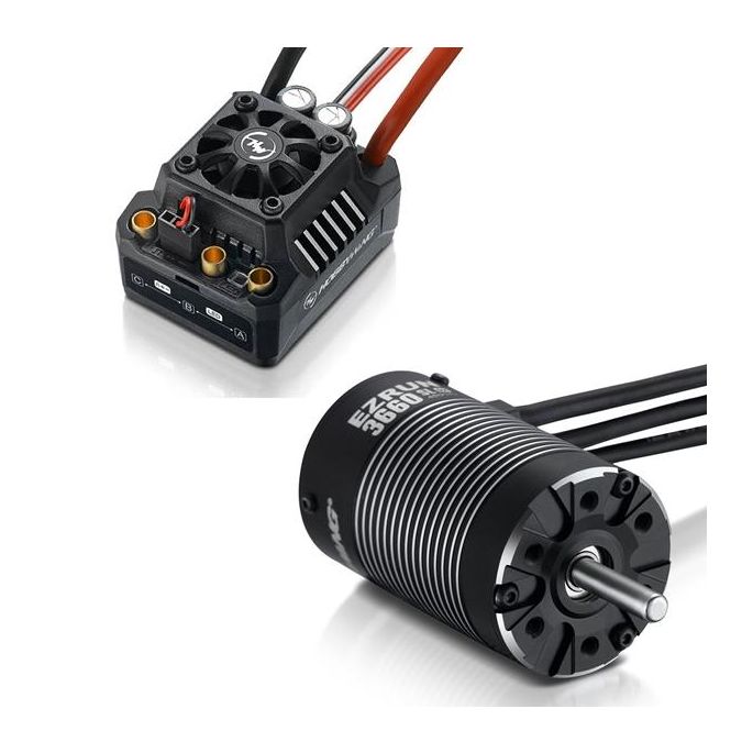 Hobbywing EzRun Combo MAX10 SCT 3660SL, 4000kv, 1/10 Waterpr, HW38010201