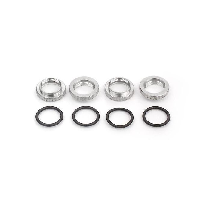 Shock Adj. Nut Alu + O-Ring (4), X308040