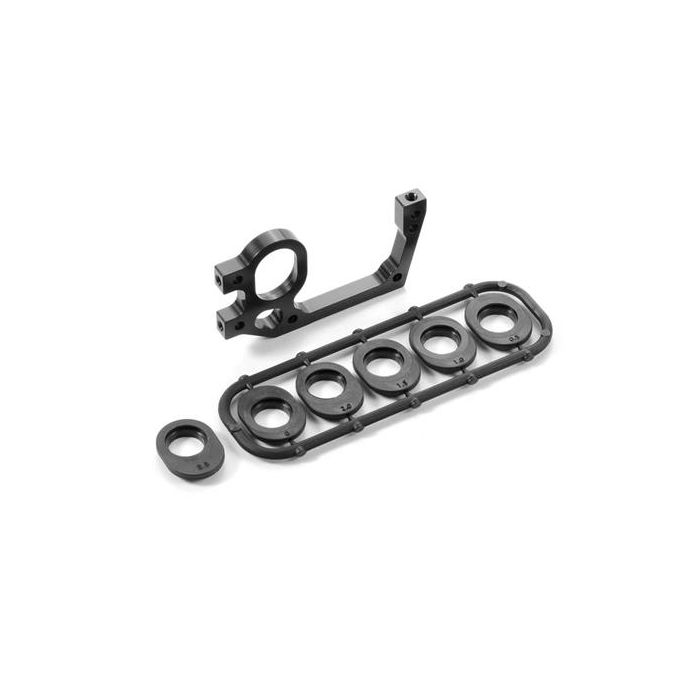 X1 ALU REAR BULKHEAD - LEFT + RIDE HEIGHT ADJUSTERS, X373022