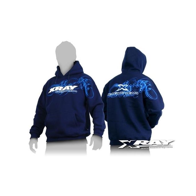 Xray Sweater Hooded - Blue (XXXl), X395500XXXL