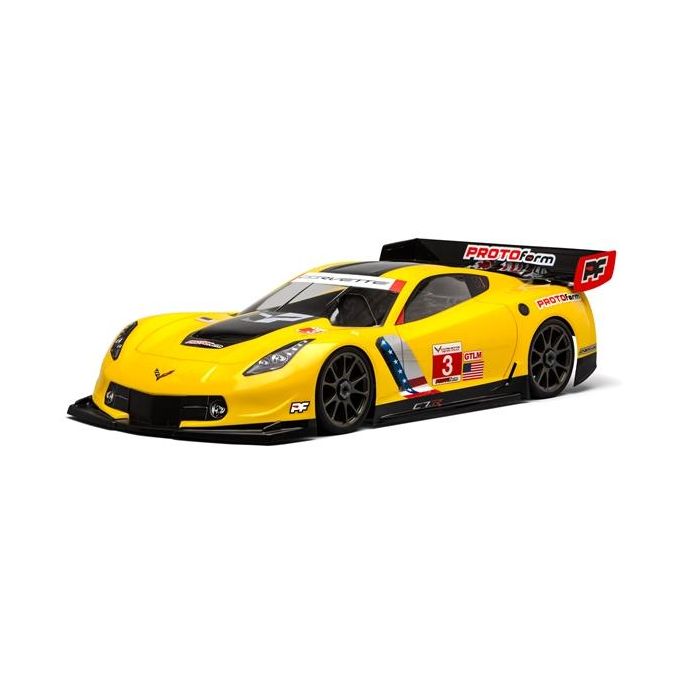 Chevrolet Corvette C7.R Clear Body for 1:8 GT (Long) (PRM154640)