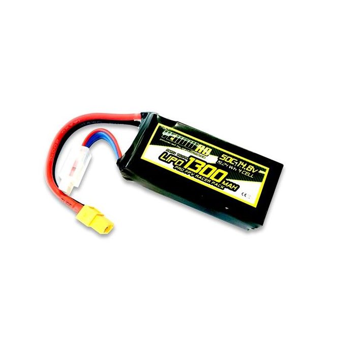 YellowRC 1300mAh 14.8V 50C ProFPV Racer pack, YEL2714
