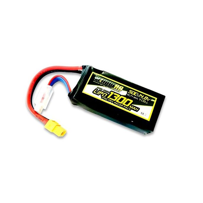 YellowRC 1300mAh 14.8V 50C ProFPV Racer pack, YEL2714