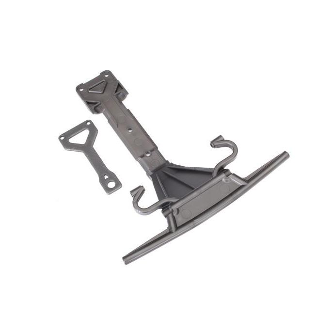 Skidplate, front (plastic)/ support plate (steel)