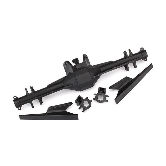 Axle housing, rear/ axle supports, left & right/ axle hub, rear (2)