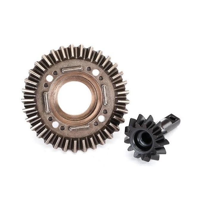 Ring gear, differential/ pinion gear, differential (front)
