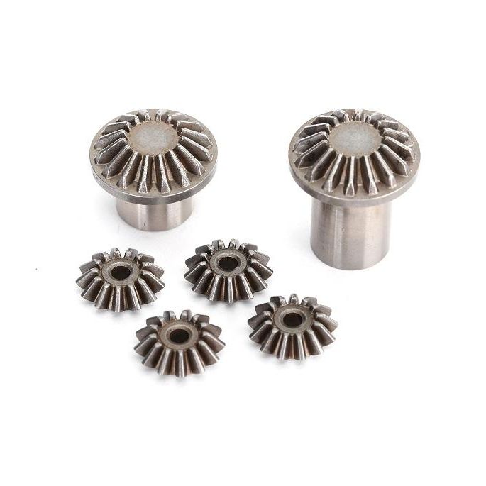 Gear set, center differential (output gears (2)/ spider gears (4))