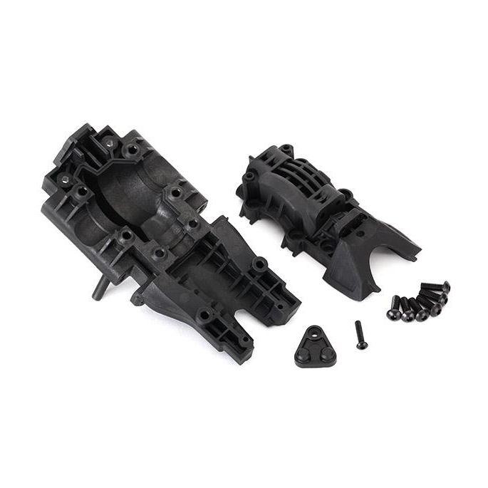Bulkhead, rear (upper and lower)/ 4x12mm BCS (6) (requires #8622 chassis)