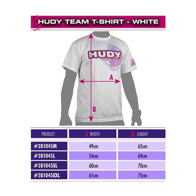 Hudy T-Shirt - White (Xxl), H281045XXL