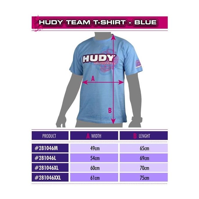 Hudy T-Shirt - Sky Blue (M), H281046M