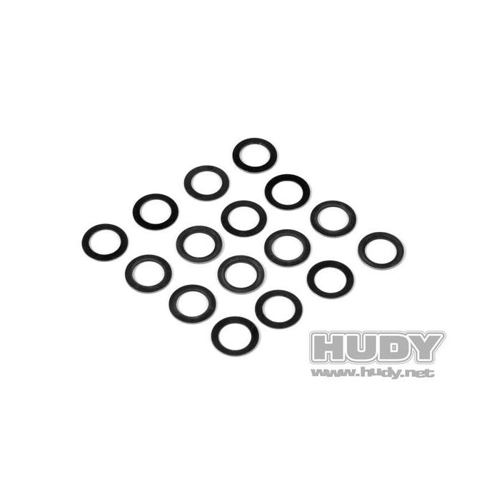 HUDY CONICAL CLUTCH WASHER SPRING SET (8x 0.4mm + 8x 0.6mm), H296580