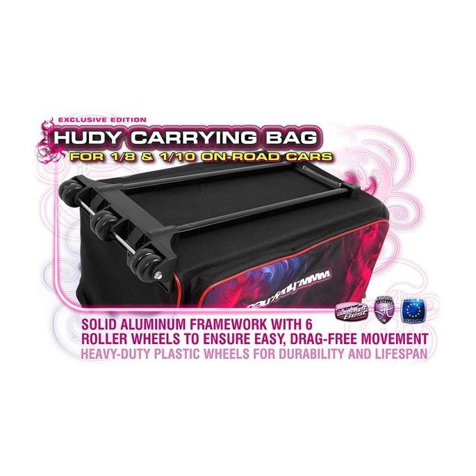 Hudy 1/10 & 1/8 Carrying Bag + Tool Bag - Exclusive Edition, H199120