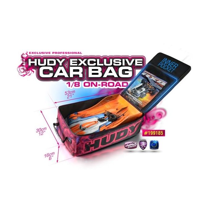 HUDY CAR BAG - 1/8 ON-ROAD, H199185