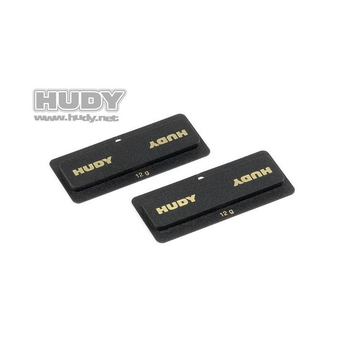 Hudy Lipo Chassis Balancing Weights 12G - Low Cg (2), H293090