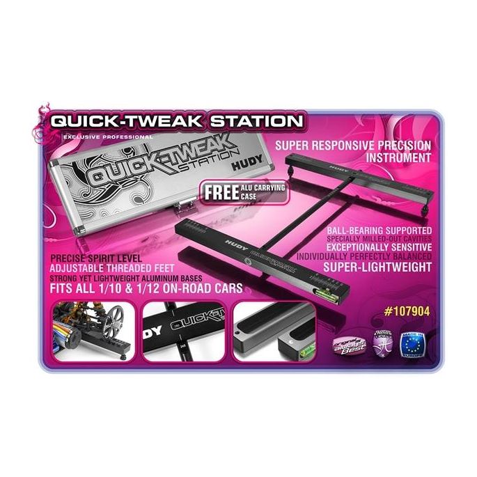 Hudy Quick-Tweak Station + Alu Carry Case, H107904