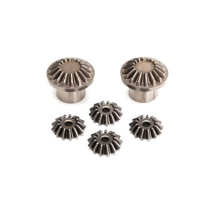 Gear set, rear differential (output gears (2)/ spider gears (4)) (#8581 required
