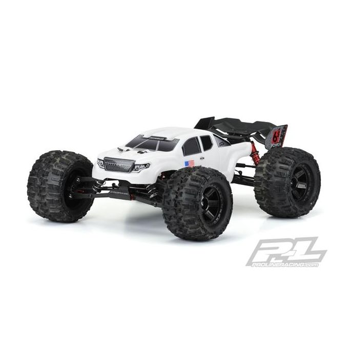 Pre-Cut Brute Bash Armor (White) Body for ARRMA Kraton (PRO352115)