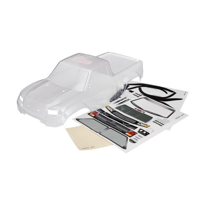 Body, TRX-4 Sport (clear, trimmed, die-cut for LED light kit, requires painting), TRX8111R