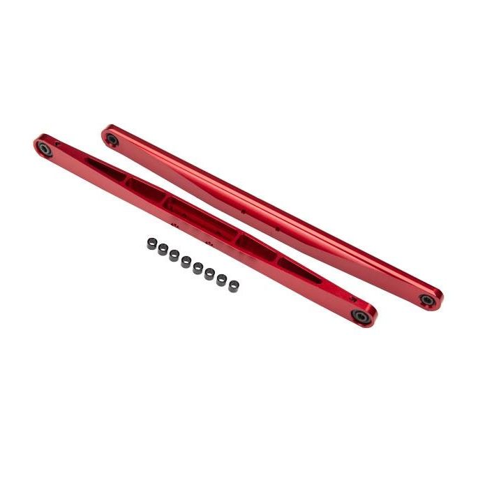 Trailing arm, aluminum (red-anodized) (2) (assembled with hollow balls), TRX8544R